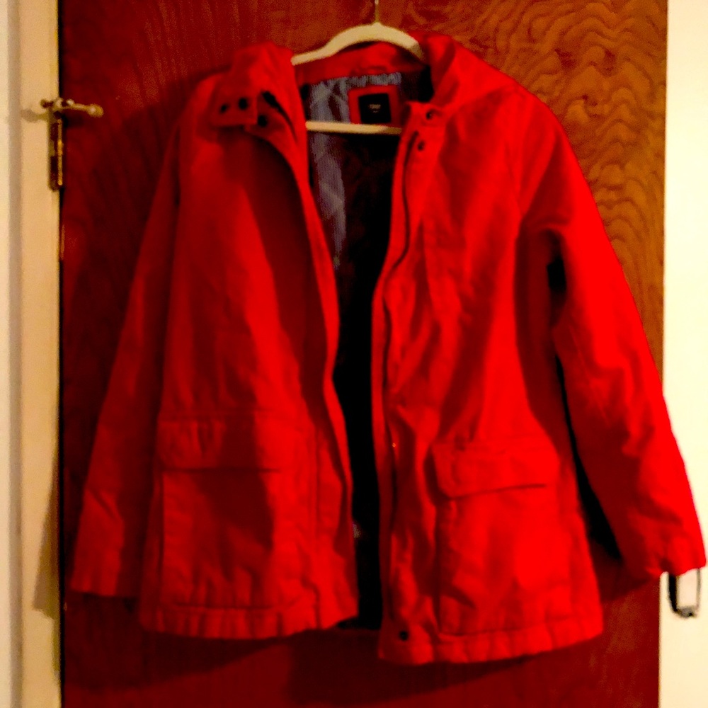 100% cotton Gap coat in red medium